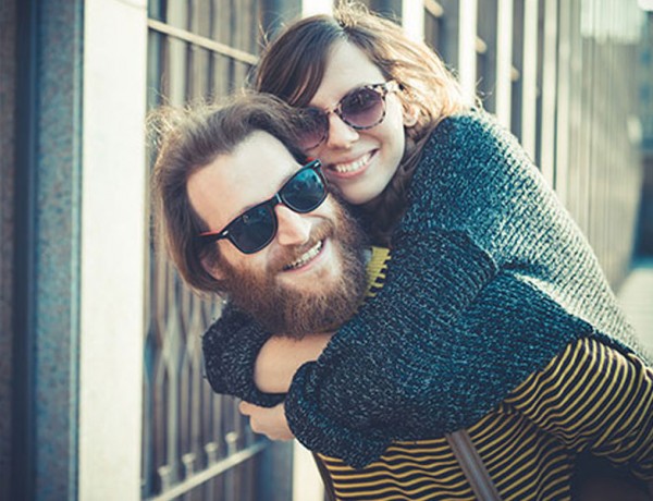 Two people who are at the stage in their relationship where they're ready to be exclusive.