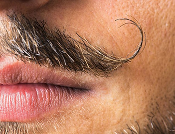 A man with a mustache.