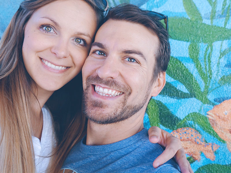 Dating your best friend is great when you're as happy as this couple.