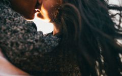 This girl wasn't afraid of having high standards and now she's kissing her dream man at sunset.