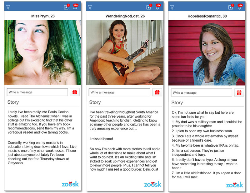 what does online dating look like