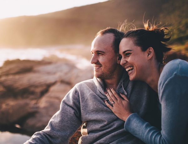 A woman who wanted to know how to know if he's the one, and found out when she was cuddling up to this man on a beach.