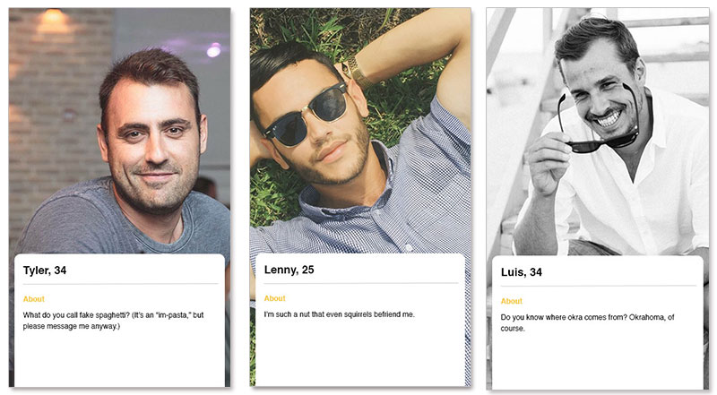 Dating profile ideas for men