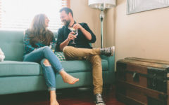 A woman talking to a man and putting out these nonverbal signs she likes you.
