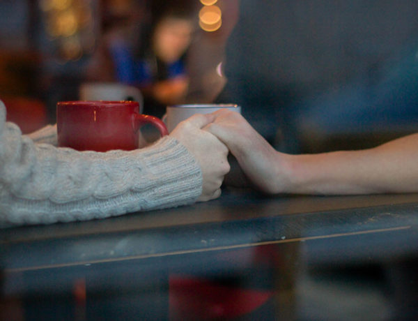 A guy using one of these break up lines while at a coffee shop and talking.