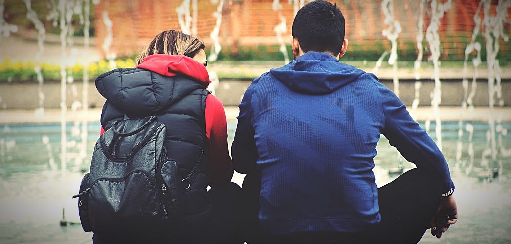 Couple discussing when partner has anxiety