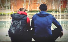 Couple discussing when partner has anxiety
