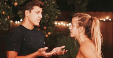 An attractive woman breaking up with a narcissist